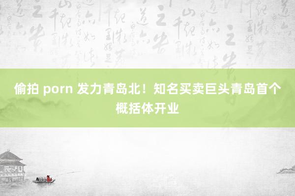 偷拍 porn 发力青岛北！知名买卖巨头青岛首个概括体开业
