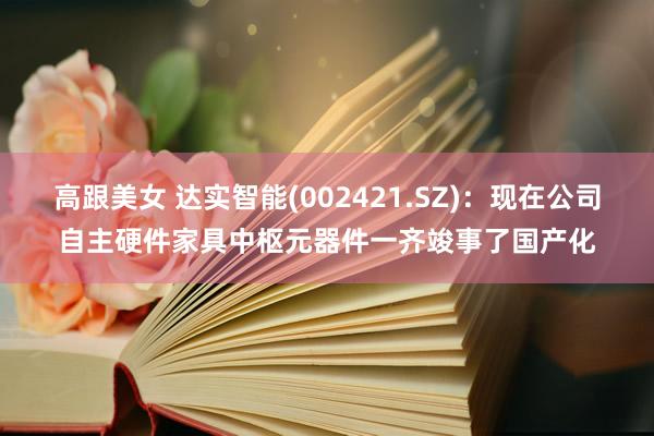 高跟美女 达实智能(002421.SZ)：现在公司自主硬件家具中枢元器件一齐竣事了国产化