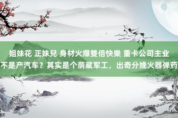 姐妹花 正妹兒 身材火爆雙倍快樂 重卡公司主业不是产汽车？其实是个荫藏军工，出奇分娩火器弹药
