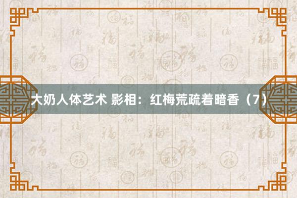 大奶人体艺术 影相：红梅荒疏着暗香（7）