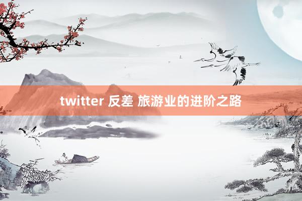 twitter 反差 旅游业的进阶之路