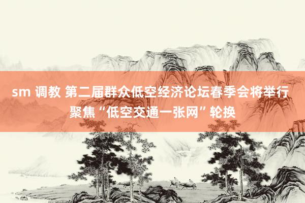sm 调教 第二届群众低空经济论坛春季会将举行 聚焦“低空交通一张网”轮换