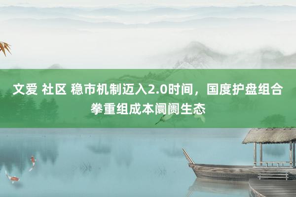 文爱 社区 稳市机制迈入2.0时间，国度护盘组合拳重组成本阛阓生态